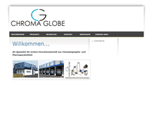 Tablet Screenshot of chroma-globe.de